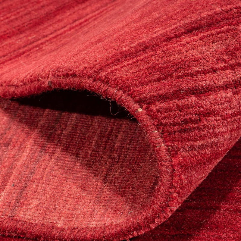 Dywan Gabbeh - Loribaft Softy - 240 x 170 cm - ciemna czerwień