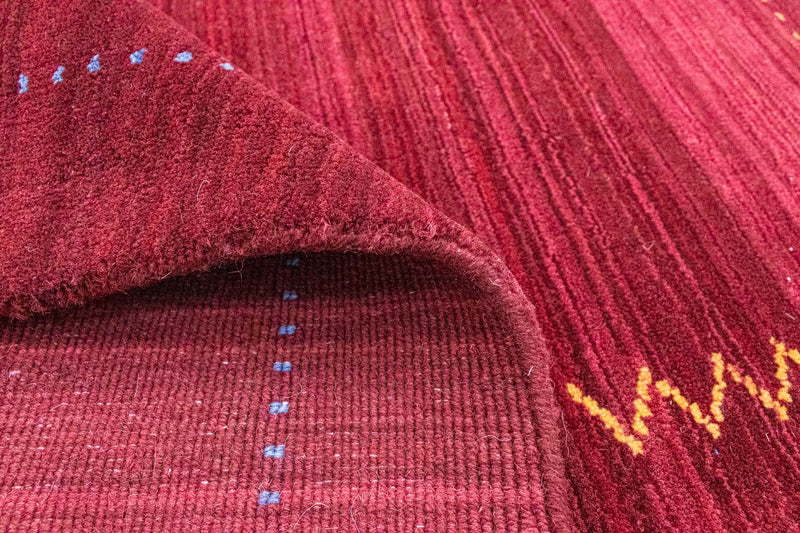 Dywan Gabbeh - Miękki - 240 x 170 cm - czerwony