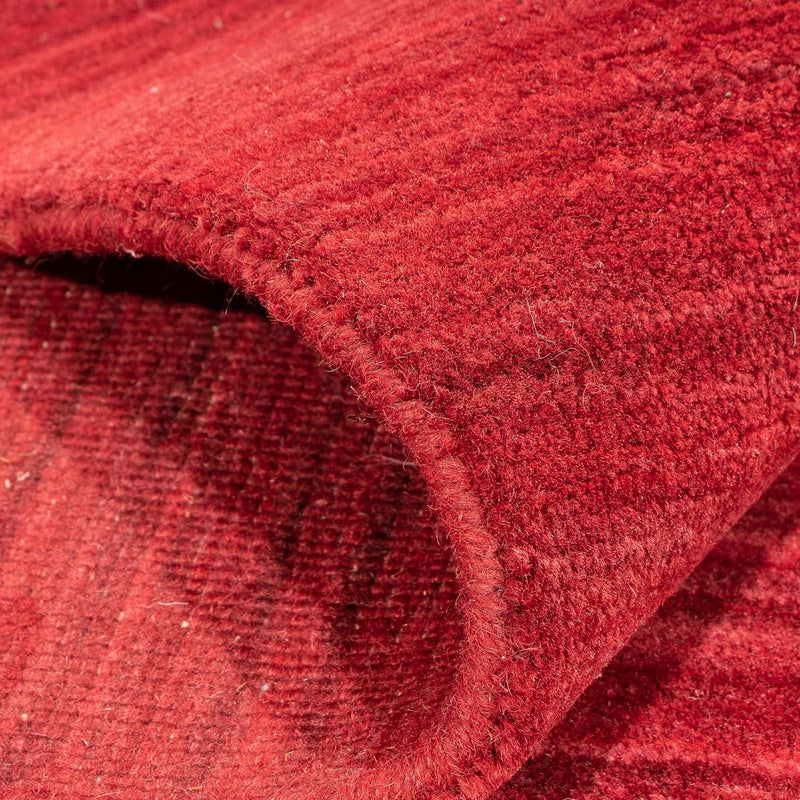 Dywan Gabbeh - Loribaft Softy - 240 x 170 cm - ciemna czerwień