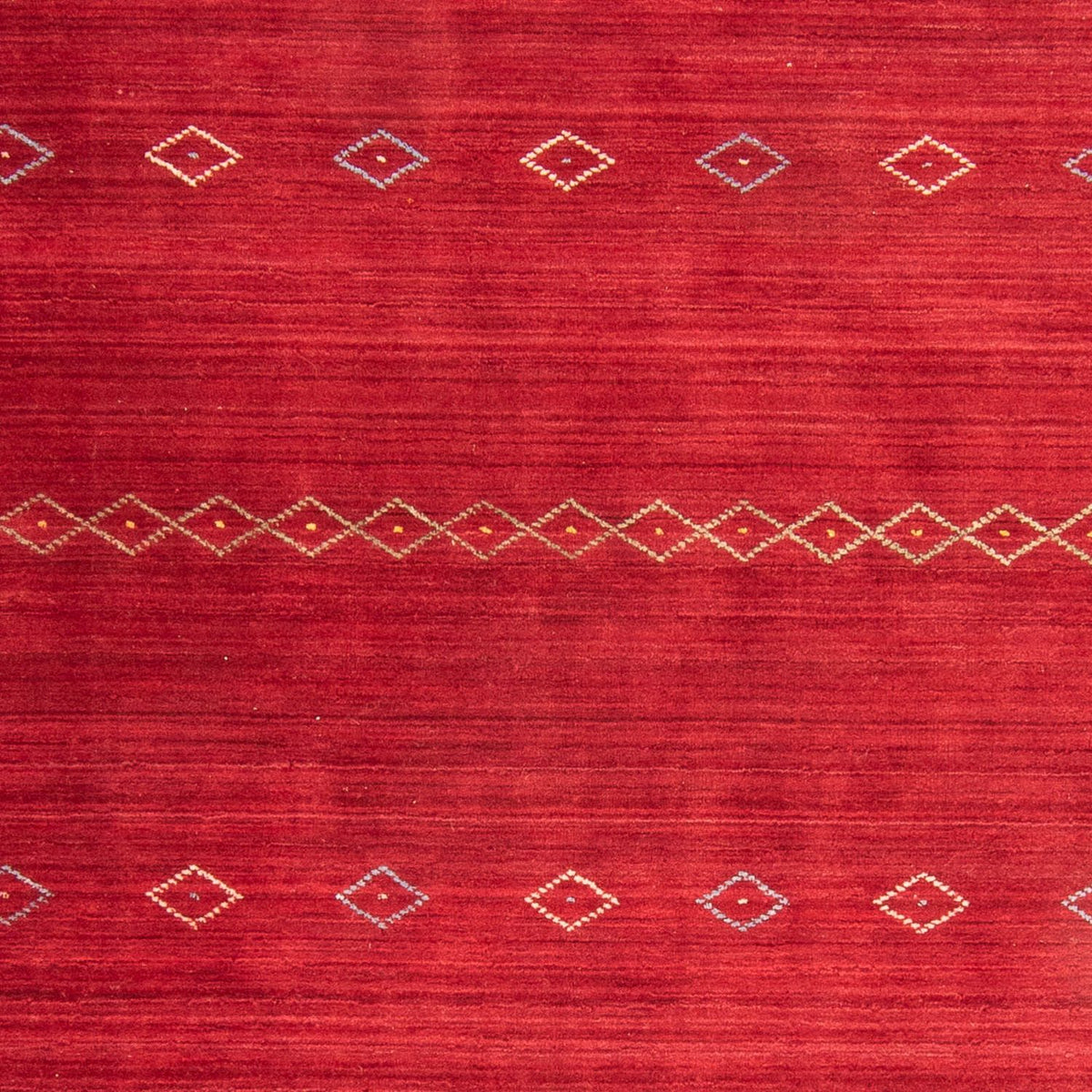 Dywan Gabbeh - Loribaft Softy - 240 x 170 cm - ciemna czerwień