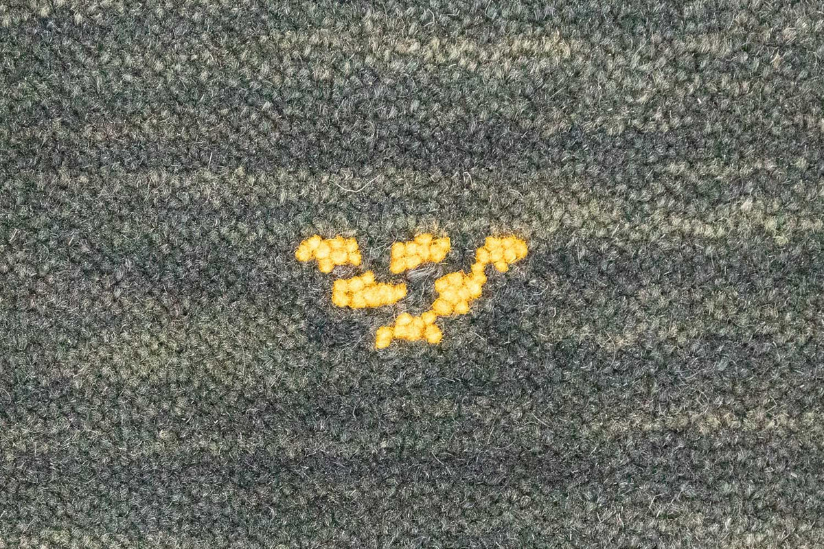 Dywan Gabbeh - Miękki - 120 x 70 cm - zielona