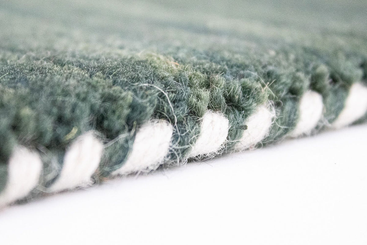 Dywan Gabbeh - Miękki - 120 x 70 cm - zielona