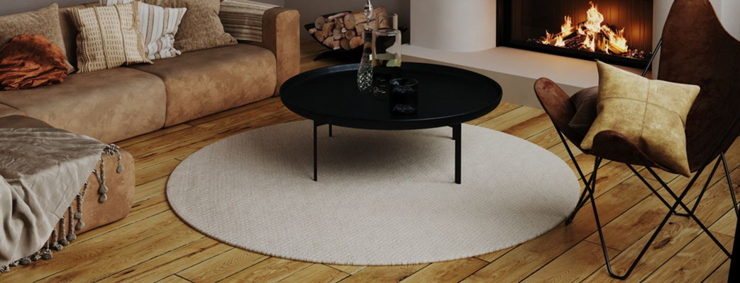 Dywan Kelim - modny - Bohemian - okrągły