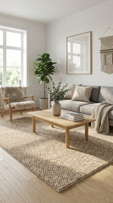 Dywan wełniany - Filcowa kula - Mosaik - prostokątny