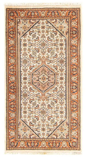 Orientalny dywan - Bijar - Indus - 140 x 70 cm - beżowy