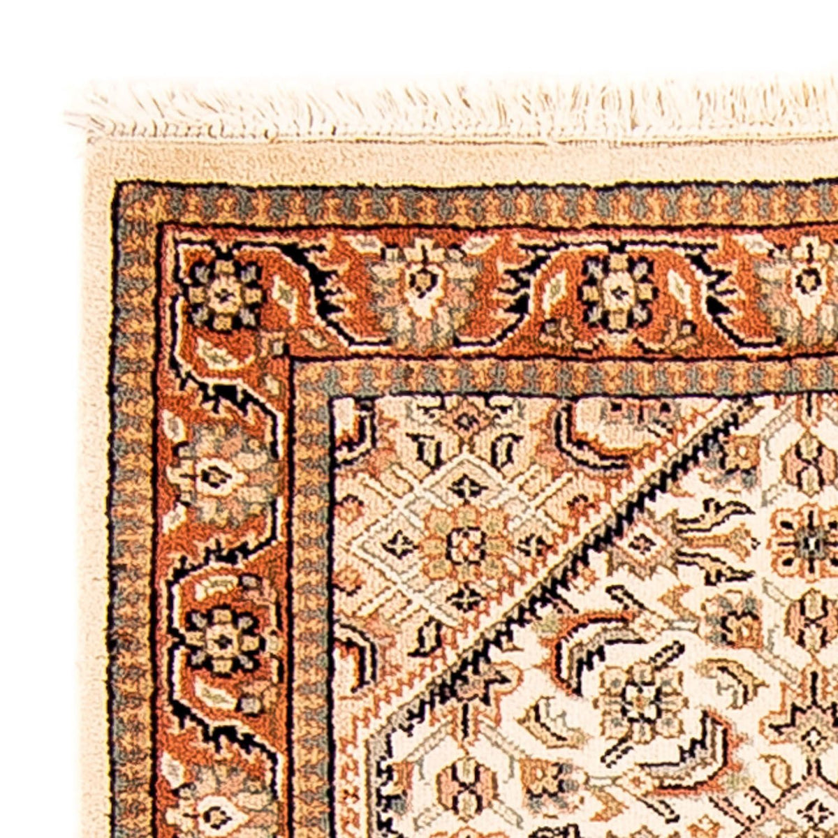 Orientalny dywan - Bijar - Indus - 140 x 70 cm - beżowy