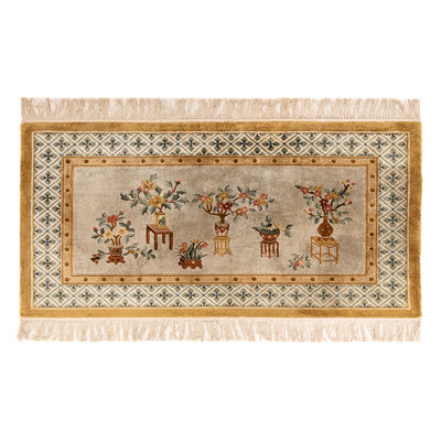 Chiński jedwab Dywan 93x154cm - Dywan orientalny