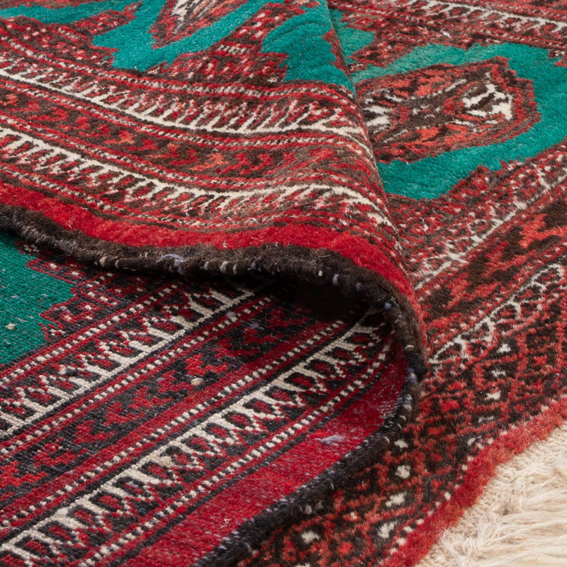 Dywan turkmeński - 117 x 95 cm - wielokolorowy